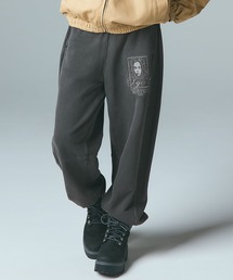 X-girl | PIGMENT DYED FACE AND LOGO SQUARE PATCH SWEATPANTS(スウェットパンツ)