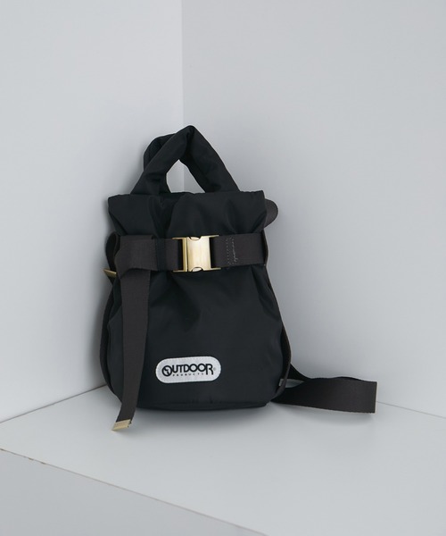 OUTDOOR PRODUCTS(アウトドアプロダクツ)の「【OUTDOOR PRODUCTS for SALON】2WAY ベルトトートバッグSS(トートバッグ・レディース・ダークブラウン/ブラック・FREE)」の2枚目の写真