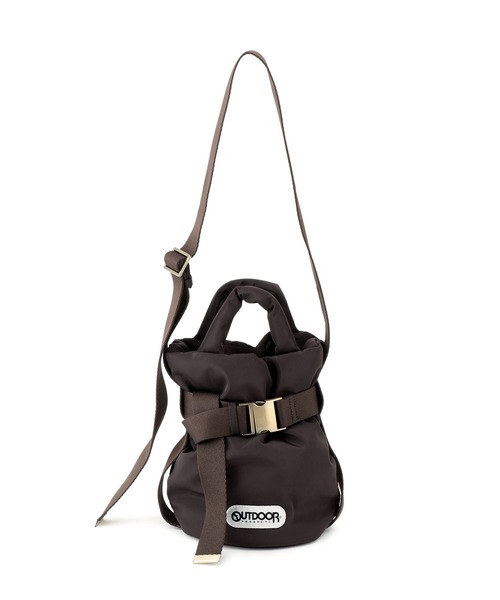 OUTDOOR PRODUCTS(アウトドアプロダクツ)の「【OUTDOOR PRODUCTS for SALON】2WAY ベルトトートバッグSS(トートバッグ・レディース・ダークブラウン/ブラック・FREE)」の11枚目の写真