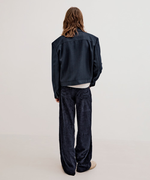 LMOOD(エルムード)の「ファンシーコーデュロイワイドパンツネイビー(その他パンツ・メンズ・その他・44/46/48)」の3枚目の写真