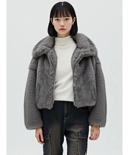 MIXファーブルゾン（ブルゾン）｜LUDIC PARK（ルディックパーク）の