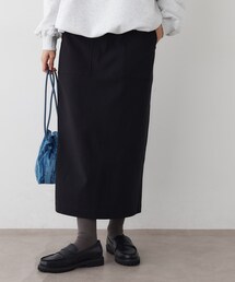 Dessin（デッサン）の「【洗える/ウエストゴム】Iラインイージースカート（スカート）」
