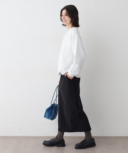 Dessin（デッサン）の「【洗える/ウエストゴム】Iラインイージースカート（スカート・レディース・ブラック/ブラウン系その他・01/02/03）」の5枚目の写真