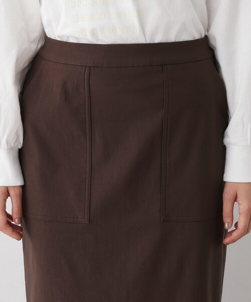 Dessin（デッサン）の「【洗える/ウエストゴム】Iラインイージースカート（スカート・レディース・ブラック/ブラウン系その他・01/02/03）」の14枚目の写真