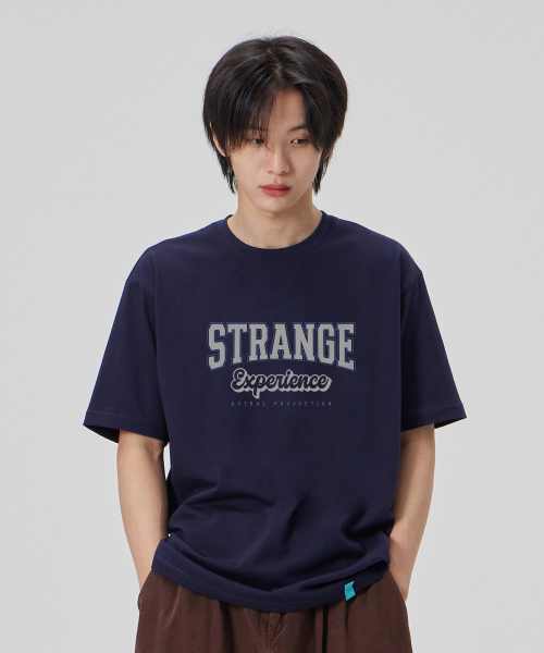 ASTRAL PROJECTION（アストラルプロジェクション）の「[ストレンジエクスペリエンス]コットンルーズフィット半袖Tシャツ_スペースネイビー（Tシャツ/カットソー・メンズ・その他・MEDIUM/LARGE/X-LARGE/XX-LARGE）」の2枚目の写真