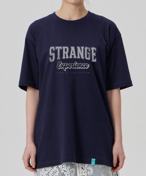 ASTRAL PROJECTION（アストラルプロジェクション）の「[ストレンジエクスペリエンス]コットンルーズフィット半袖Tシャツ_スペースネイビー（Tシャツ/カットソー・メンズ・その他・MEDIUM/LARGE/X-LARGE/XX-LARGE）」の3枚目の写真