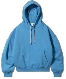 GRANFINNY（グランフィニ）の「オーバーサイズヘビー裏起毛無地バルーンスウェットフードパーカー - ブルー（パーカー）」