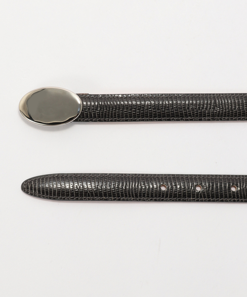 EDIFICE(エディフィス)の「Andrea Greco(アンドレアグレコ) Ellipse Buckle ベルト(ベルト・メンズ・ブラック/グレー・75/85)」の3枚目の写真