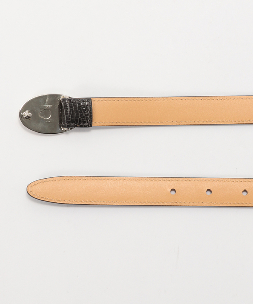 EDIFICE(エディフィス)の「Andrea Greco(アンドレアグレコ) Ellipse Buckle ベルト(ベルト・メンズ・ブラック/グレー・75/85)」の4枚目の写真