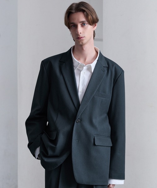 CLEL(クレイル)の「【CLEL】Prime TR Single Tailored Jacket / プライムTR シングルテーラードジャケット(テーラードジャケット・メンズ・ブラック/ブルー系/チャコールグレー・S/XS/L/M)」の3枚目の写真