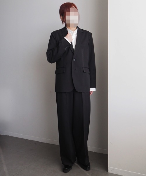 CLEL(クレイル)の「【CLEL】Prime TR Single Tailored Jacket / プライムTR シングルテーラードジャケット(テーラードジャケット・メンズ・ブラック/ブルー系/チャコールグレー・S/XS/L/M)」の7枚目の写真