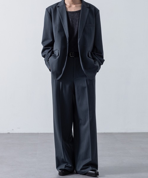 CLEL(クレイル)の「【CLEL】Prime TR Single Tailored Jacket / プライムTR シングルテーラードジャケット(テーラードジャケット・メンズ・ブラック/ブルー系/チャコールグレー・S/XS/L/M)」の9枚目の写真