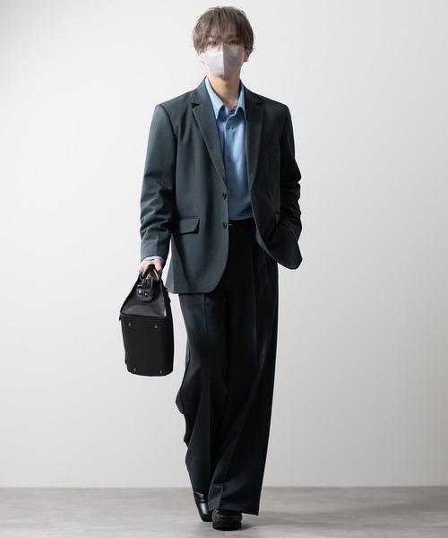 CLEL(クレイル)の「【CLEL】Prime TR Single Tailored Jacket / プライムTR シングルテーラードジャケット(テーラードジャケット・メンズ・ブラック/ブルー系/チャコールグレー・S/XS/L/M)」の10枚目の写真