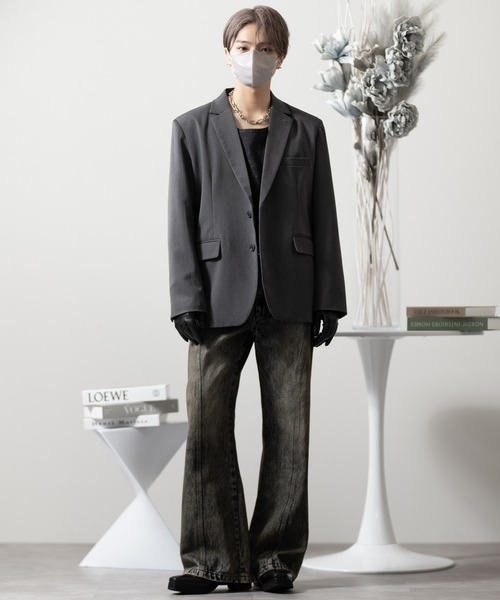 CLEL(クレイル)の「【CLEL】Prime TR Single Tailored Jacket / プライムTR シングルテーラードジャケット(テーラードジャケット・メンズ・ブラック/ブルー系/チャコールグレー・S/XS/L/M)」の17枚目の写真