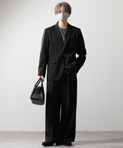 CLEL(クレイル)の「【CLEL】Prime TR Single Tailored Jacket / プライムTR シングルテーラードジャケット(テーラードジャケット・メンズ・ブラック/ブルー系/チャコールグレー・S/XS/L/M)」の20枚目の写真