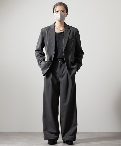 CLEL(クレイル)の「【CLEL】Prime TR Single Tailored Jacket / プライムTR シングルテーラードジャケット(テーラードジャケット・メンズ・ブラック/ブルー系/チャコールグレー・S/XS/L/M)」の5枚目の写真