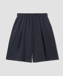 GRANFINNY（グランフィニ）の「無地ワンタックバミューダショートパンツ-ネイビー（その他パンツ）」