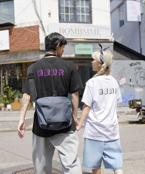 CREAM SODA LAB(クリームソーダラボ)の「恋愛時代 半袖Tシャツ ブラック パープル(Tシャツ/カットソー・メンズ・その他・X-LARGE/XX-LARGE/LARGE/MEDIUM)」の19枚目の写真
