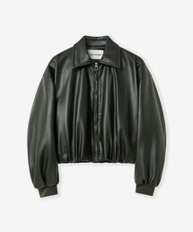 LADY VOLUME（レディーボリューム）の「60127 SIGNATURE LEATHER PADDING_KHAKI（ダウンジャケット/コート）」