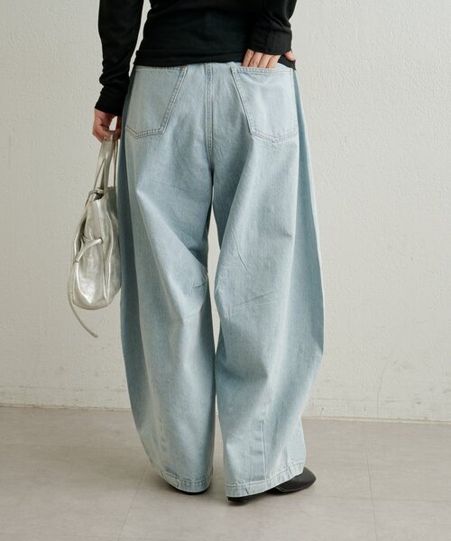 Omekashi(オメカシ)の「ビジューデニム(デニムパンツ・レディース・ブルー/ネイビー・38/36)」の9枚目の写真