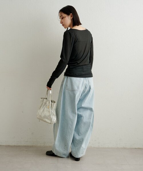 Omekashi(オメカシ)の「ビジューデニム(デニムパンツ・レディース・ブルー/ネイビー・38/36)」の22枚目の写真