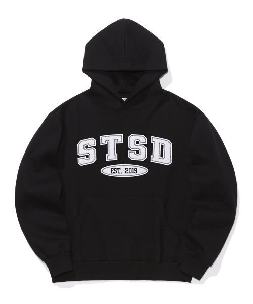 SLIT STUDIO(エスリットスタジオ)の「STSD アーチロゴ フードパーカー ブラック(パーカー・レディース・その他・X-LARGE/SMALL/MEDIUM/LARGE)」の1枚目の写真
