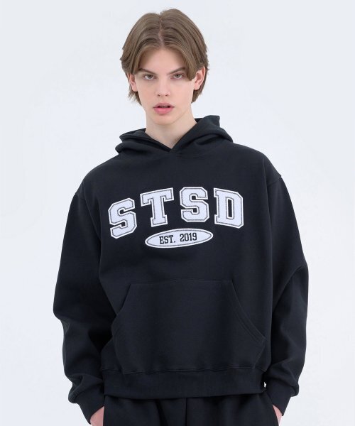 SLIT STUDIO(エスリットスタジオ)の「STSD アーチロゴ フードパーカー ブラック(パーカー・レディース・その他・X-LARGE/SMALL/MEDIUM/LARGE)」の2枚目の写真