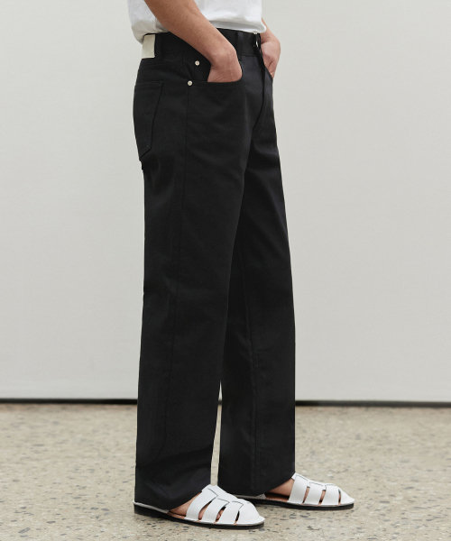 DECET(デケト)の「Dawn Semi Wide Jeans DCPT002Black(デニムパンツ・レディース・その他・26/28/34/32/30)」の11枚目の写真