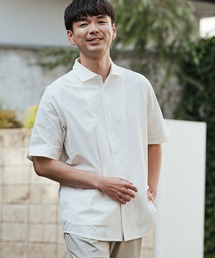 CALL&RESPONSE | mhs2465- ホリゾンタル半袖シャツ-シアサッカー(262-1214-10)(シャツ/ブラウス)