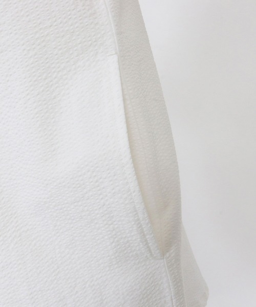 CALL&RESPONSE（コールアンドレスポンス）の「mhs2465- ホリゾンタル半袖シャツ-シアサッカー(262-1214-10)（シャツ/ブラウス・メンズ・ホワイト/ブルー・5/4/2）」の22枚目の写真