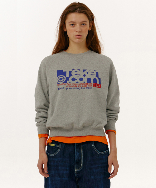 TEKET（テケット）の「Folder Sweatshirt Melange Gray（スウェット・メンズ・その他・SMALL/MEDIUM/LARGE）」の2枚目の写真