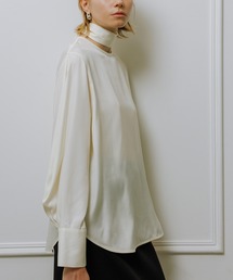 ADAM ET ROPE' | フィブリルロンTEEスカーフブラウス(シャツ/ブラウス)