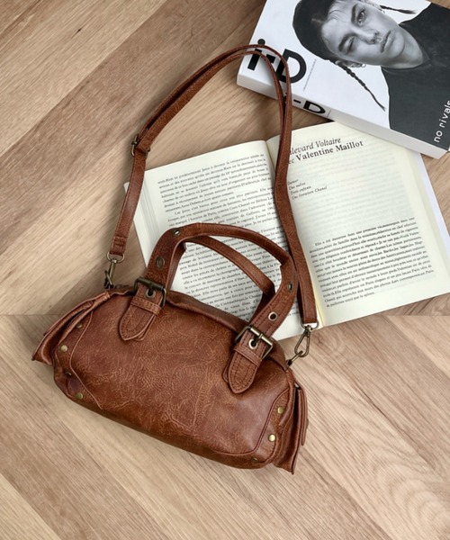 wears（ウェアーズ）の「2WAYコンパクトボストンバッグ（ハンドバッグ・レディース・ブラック/ブラウン・FREE）」の17枚目の写真