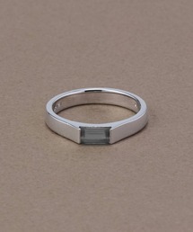JUPITER（ジュピター）の「【SV】バケットカット天然石ミニマルリング ニッケルフリー 金属アレルギー対応<動画あり>（リング）」