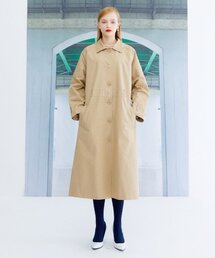 the studio k（ ）の「刺繍ディテールシングルトレンチコート_ベージュ（トレンチコート）」