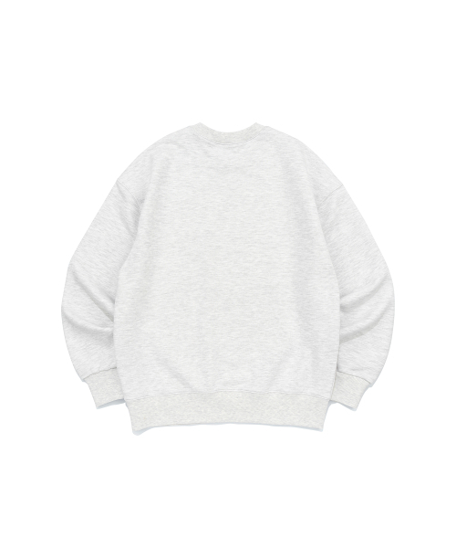 BECANVAS(ビキャンバス)の「BECANVAS OVERFIT MTM (LIGHT MELANGE)(スウェット・メンズ・ライトグレー・SMALL/MEDIUM/LARGE/X-LARGE)」の2枚目の写真