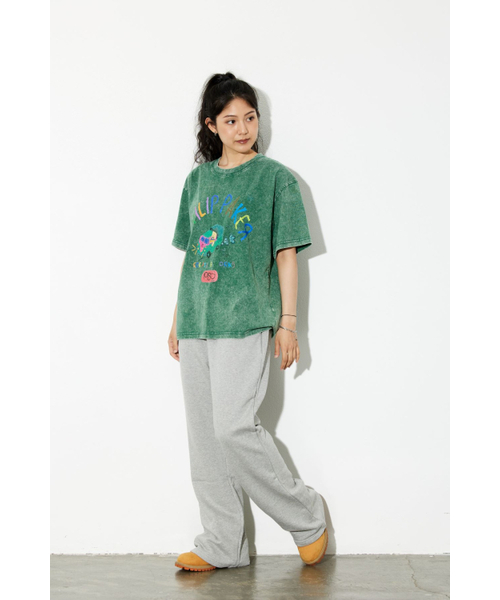 PHILIPPAKER(フィリップペイカー)の「ビエムシーミニバスクレヨン半袖Tシャツピグメントヴィンテージフォレスト(Tシャツ/カットソー・メンズ・その他・MEDIUM/LARGE/X-LARGE)」の4枚目の写真
