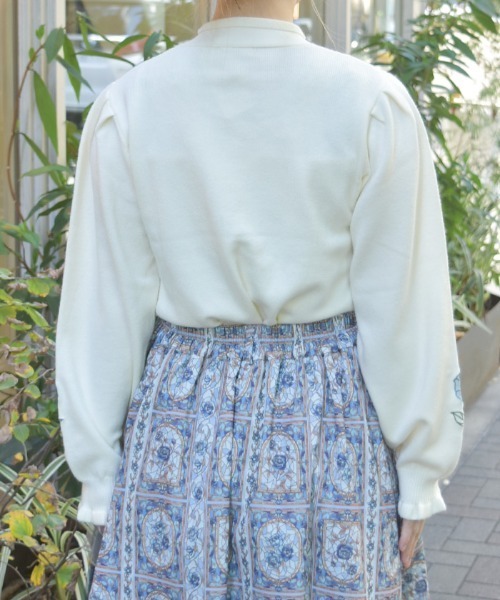axes femme(アクシーズファム)の「ローズ・ステンドグラスカーディガン(カーディガン/ボレロ・レディース・ブラック/ピンク/ホワイト・FREE)」の6枚目の写真