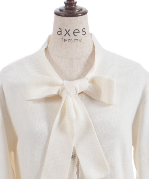 axes femme(アクシーズファム)の「ローズ・ステンドグラスカーディガン(カーディガン/ボレロ・レディース・ブラック/ピンク/ホワイト・FREE)」の20枚目の写真