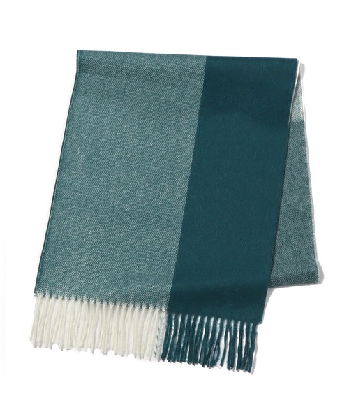 THE INOUE BROTHERS(ザイノウエブラザーズ)の「THE INOUE BROTHERS / Brushed Scarf Block(マフラー・メンズ・イエロー系その他/ブラウン系その他/ブルー系その他・FREE)」の4枚目の写真