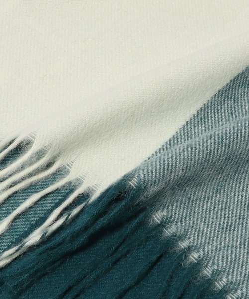THE INOUE BROTHERS(ザイノウエブラザーズ)の「THE INOUE BROTHERS / Brushed Scarf Block(マフラー・メンズ・イエロー系その他/ブラウン系その他/ブルー系その他・FREE)」の5枚目の写真