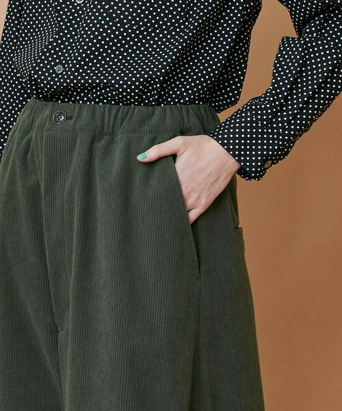 FRAPBOIS（フラボア）の「ロートリコー パンツ（その他パンツ・レディース・ブラック/グリーン・1/2）」の5枚目の写真