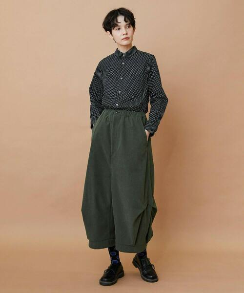 FRAPBOIS（フラボア）の「ロートリコー パンツ（その他パンツ・レディース・ブラック/グリーン・1/2）」の7枚目の写真