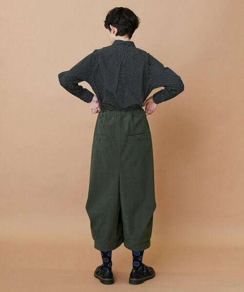 FRAPBOIS（フラボア）の「ロートリコー パンツ（その他パンツ・レディース・ブラック/グリーン・1/2）」の9枚目の写真