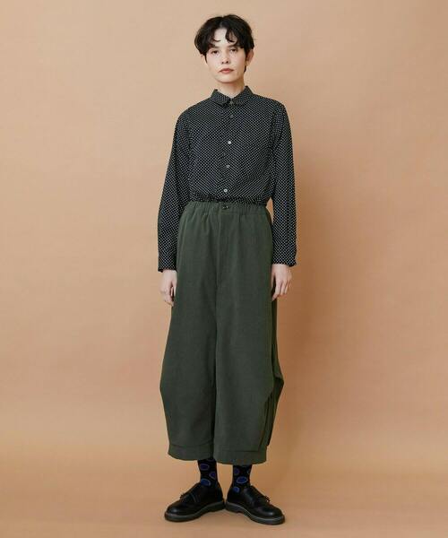 FRAPBOIS（フラボア）の「ロートリコー パンツ（その他パンツ・レディース・ブラック/グリーン・1/2）」の11枚目の写真