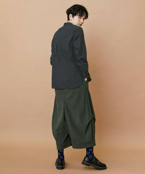 FRAPBOIS（フラボア）の「ロートリコー パンツ（その他パンツ・レディース・ブラック/グリーン・1/2）」の13枚目の写真