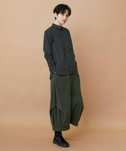 FRAPBOIS（フラボア）の「ロートリコー パンツ（その他パンツ・レディース・ブラック/グリーン・1/2）」の15枚目の写真