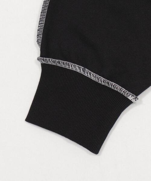 WEGO（ウィゴー）の「WEGO/【26年春夏新作】ショートカラーステッチサガラロゴプルオーバー（スウェット・メンズ・ホワイト/ブラック/杢グレー・MEDIUM/LARGE）」の22枚目の写真