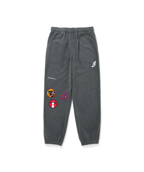 BILLIONAIRE BOYS CLUB（ビリオネア・ボーイズ・クラブ）の「BILLIONAIRE BOYS CLUB x EDDIE BAUER POLARTEC FLEECE PANTS（その他パンツ・メンズ・ブラック/グレー・SMALL/MEDIUM/LARGE）」の2枚目の写真