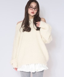 loin nuit｜ロワンニュイ（レディース）のニット/セーター（無地）通販